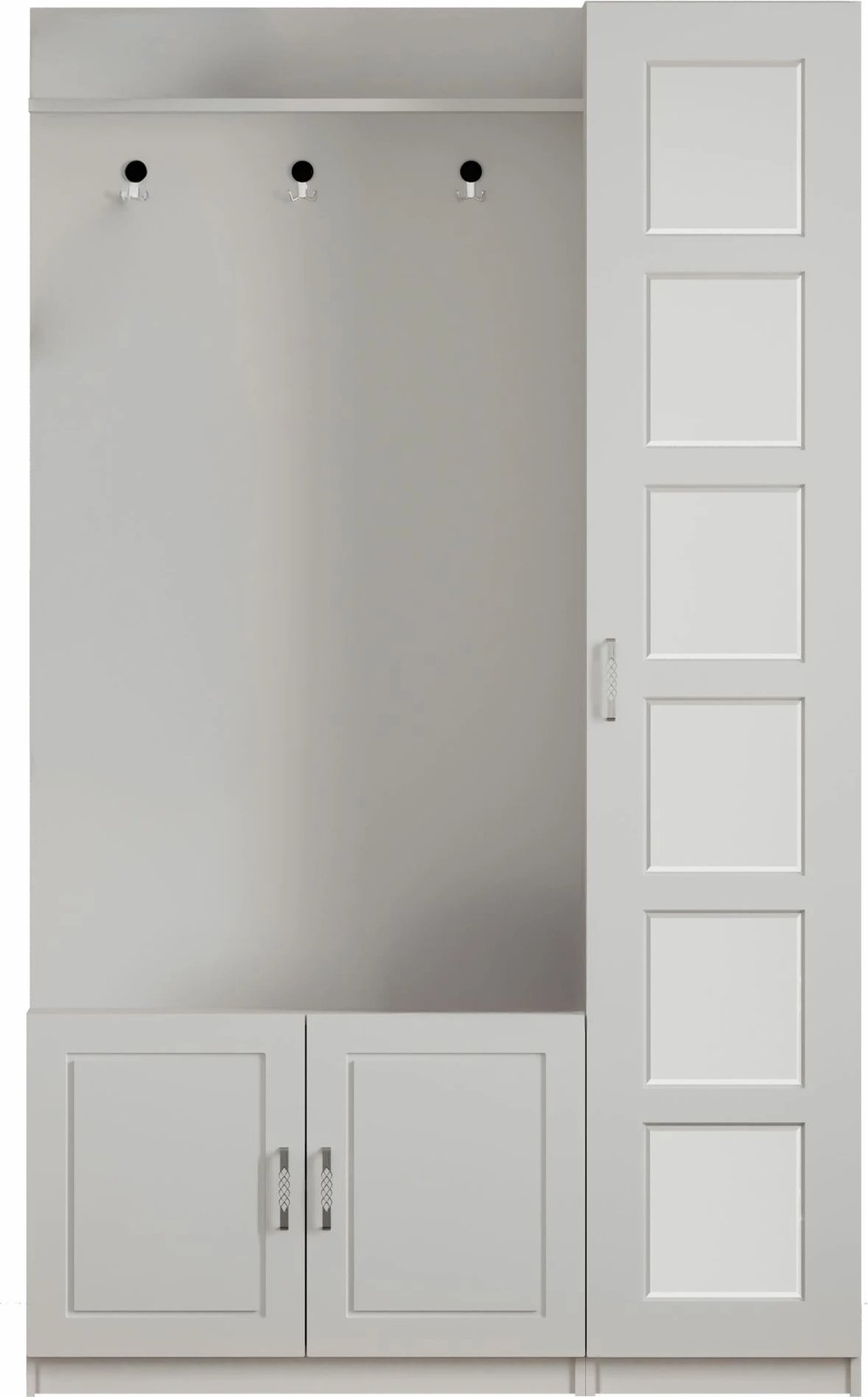 Stendë korridori Skye Decor, e bardhë mat, RB-054