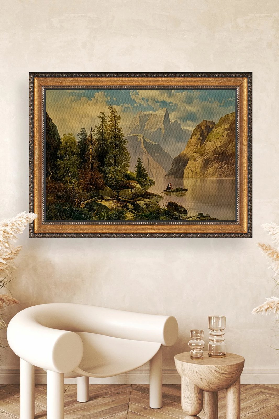 Pikturë dekorative në kanavacë me kornizë, shumëngjyrëshe, Wallity, ATCRCVCNVSMDL49 - 70100