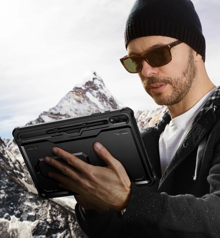 Mbështjellës Tech-Protect Kevlar Pro për Samsung Galaxy Tab S9+ 12.4" X810/X816B, i zi