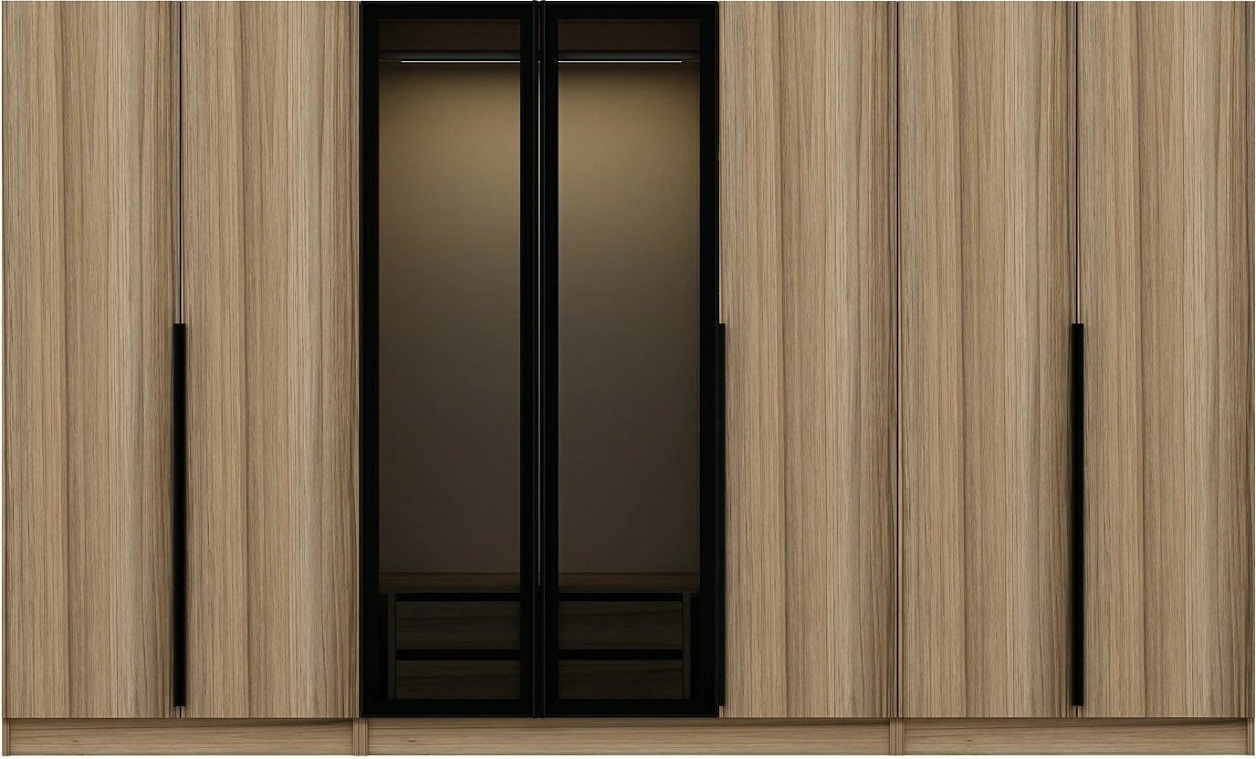 Dollap Skye Decor, Kale Plus, fume dhe lis, 315x210x52cm