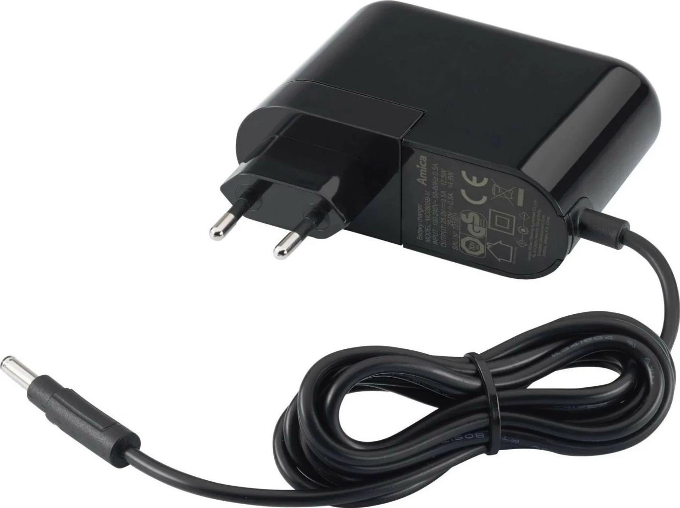 Kasë fshesë Amica Aura Dark VM 7051, pa kabllo, 0.45L, e zezë