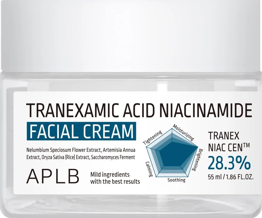 Krem fytyre për femra APLB Tranexamic Acid Niacinamide Brightening, 55ml