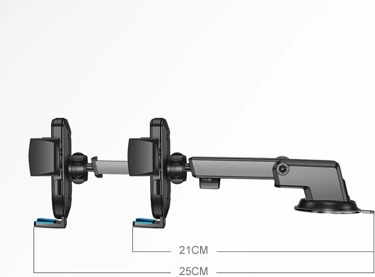 Mbajtës telefoni për veturë Joyroom JR-OK3, krah teleskopik, për xham dhe panel, i zi