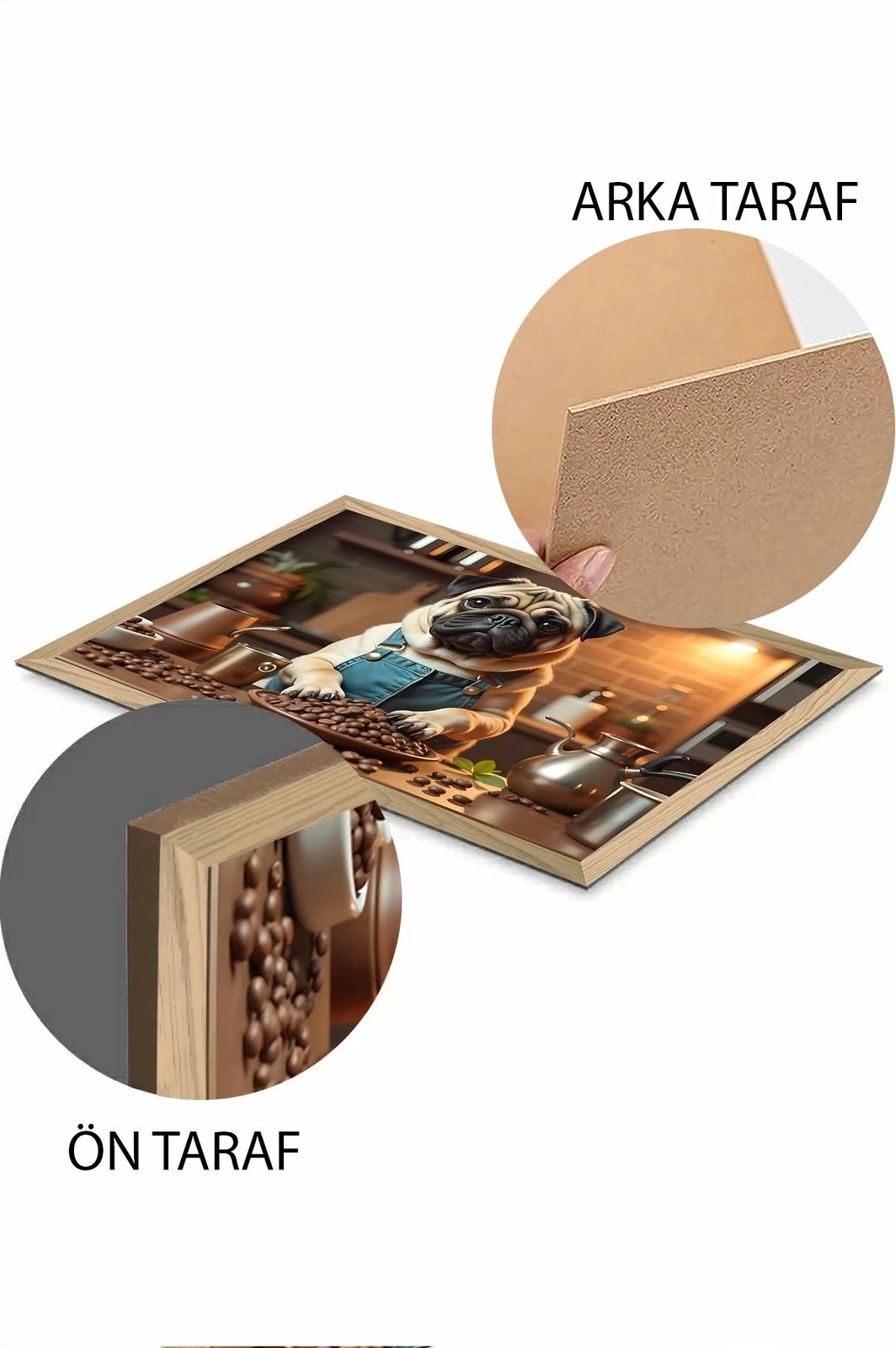 Pikturë dekorative, shumëngjyrëshe, Wallity, Arthynmodelyty3348-16, 33x48cm