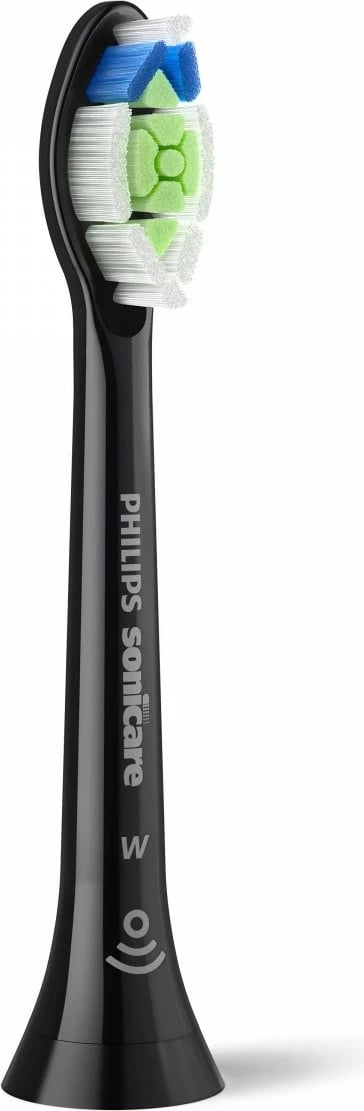 Koka zëvendësuese për furçë dhëmbësh elektrike, Philips Sonicare HX6064/88 Optimal White, e zezë, set 4 copë