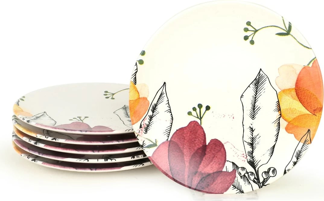 Set për shërbim torte, 6 copë, Hermia Concept, ST040206F022AJ47700MASD400