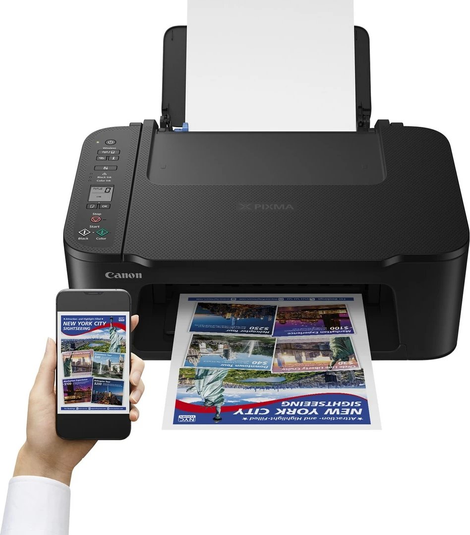 Printer multifunksional Canon PIXMA TS3750i, Inkjet, A4, Wi-Fi, i zi