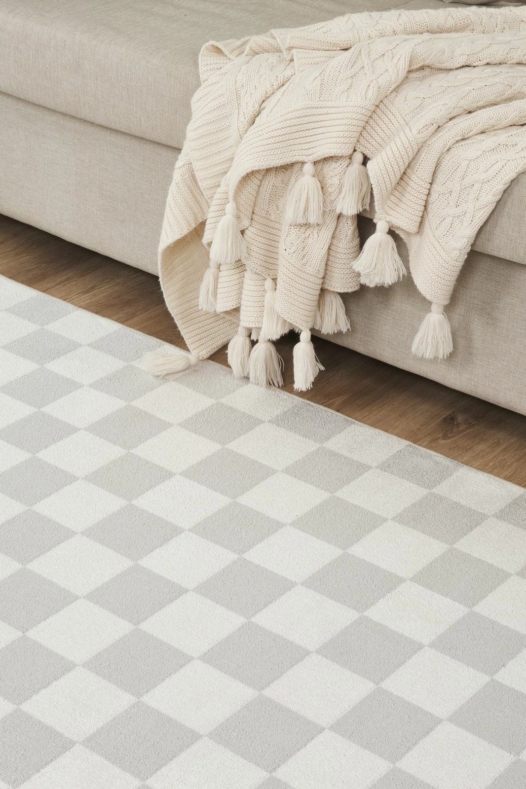 Qilim Conceptum Hypnose, Damas 4002, krem-gri, 80x150cm