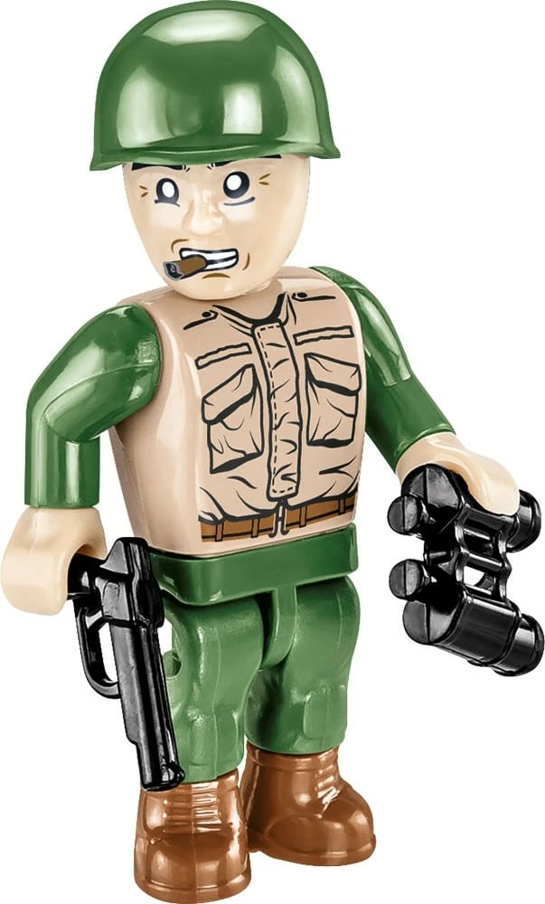 Set lodrash ndërtimi Cobi Klocki M41A3 Walker Bulldog, 625 pjesë, 2 figurina, Jeshile