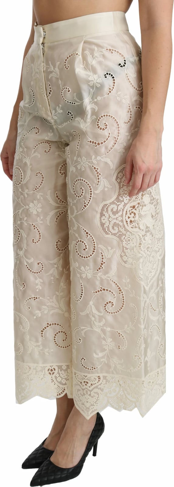 Pantallona për femra Dolce & Gabbana, bezhë