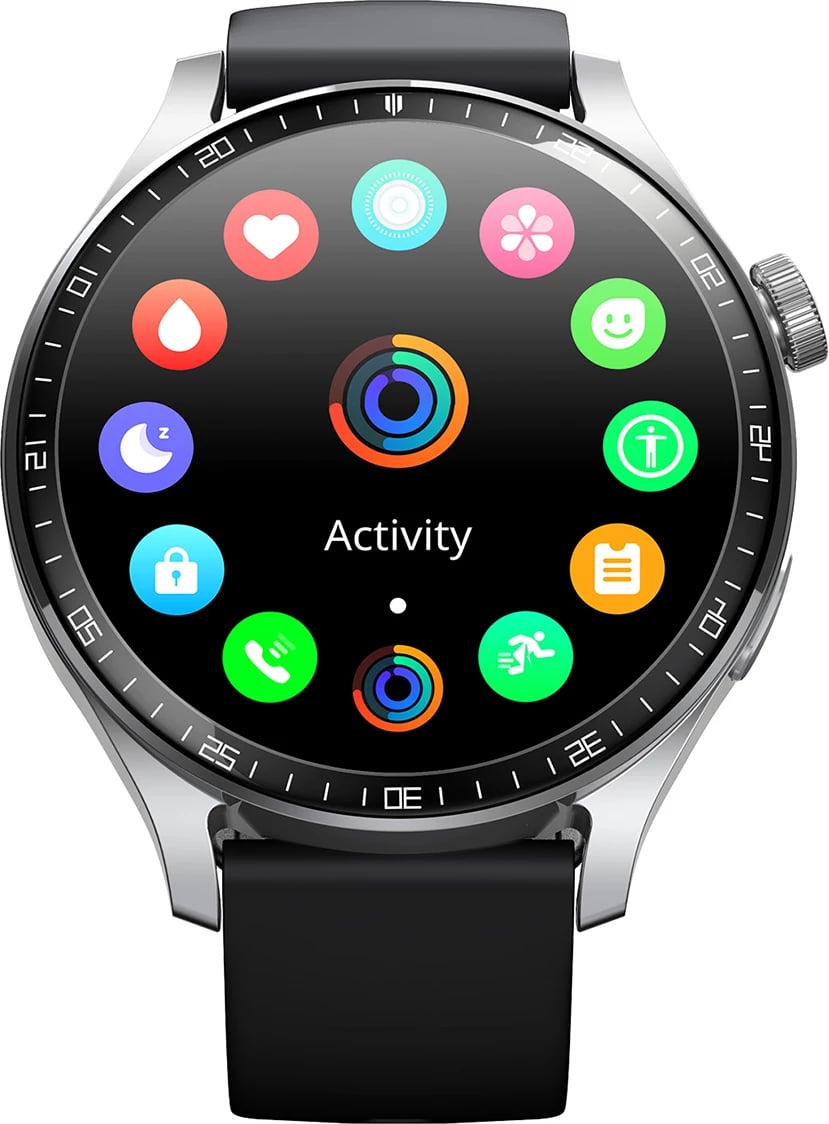 Smartwatch Joyroom JR-FC2 Pro, 1.46", Bluetooth, 350mAh, argjendtë, me rripa lëkure dhe silikoni