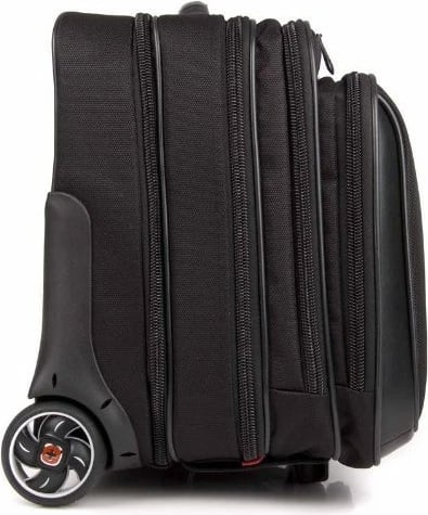 Set biznesi 2 pjesësh Wenger Patriot, trolley 17 inç me çantë notebook 15.4 inç, e zezë