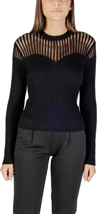 Maicë me mëngë të gjata Morgan De Toi, femra, e zezë