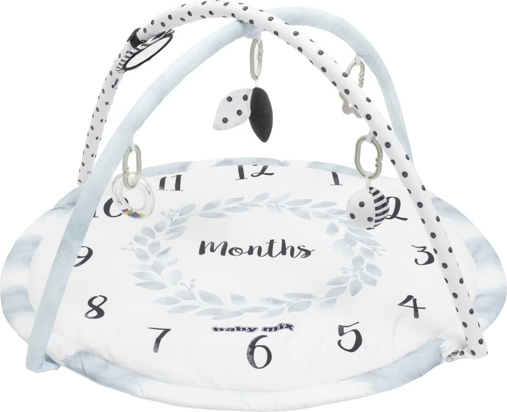 tapet loje me hark, Baby Mix, Months, Ø 89 cm, 3+ muaj, e bardhë