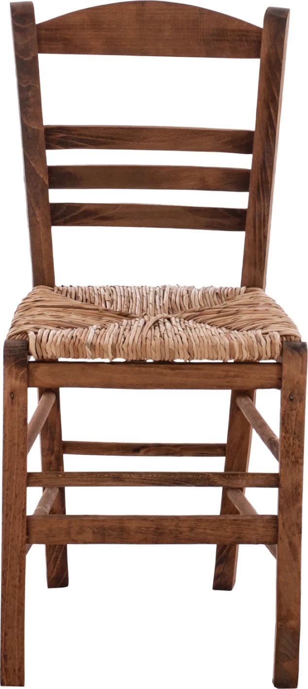 Karrige tradicionale me kashtë, ngjyrë arre, FH10369.01