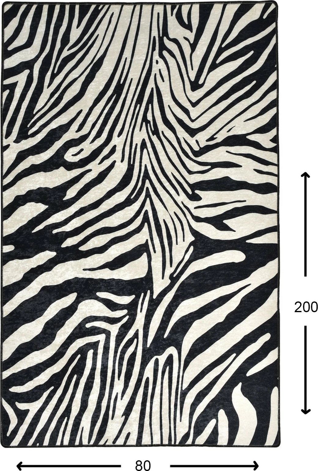 Qilim korridori Conceptum Hypnose, zebra, 80x200cm