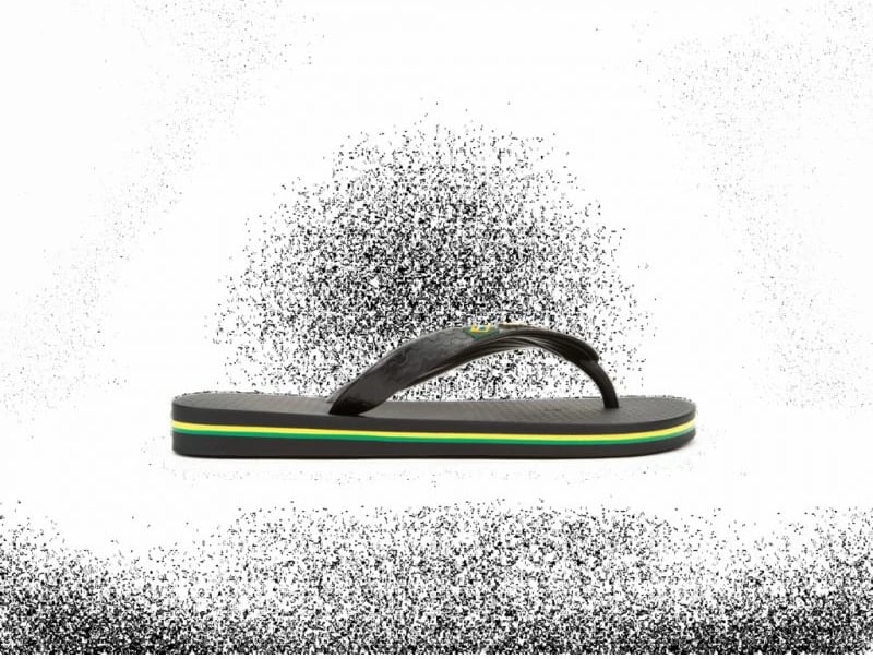 Flip-Flops Ipanema për meshkuj dhe femra, të zeza