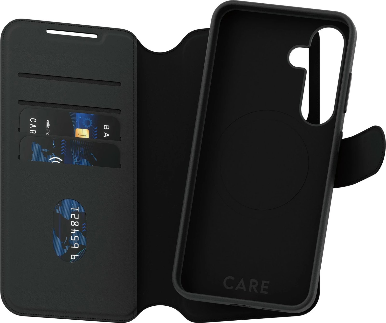 Mbështjellës PanzerGlass CARE Feature Case Tango 2-in-1, për Samsung Galaxy S25, i zi
