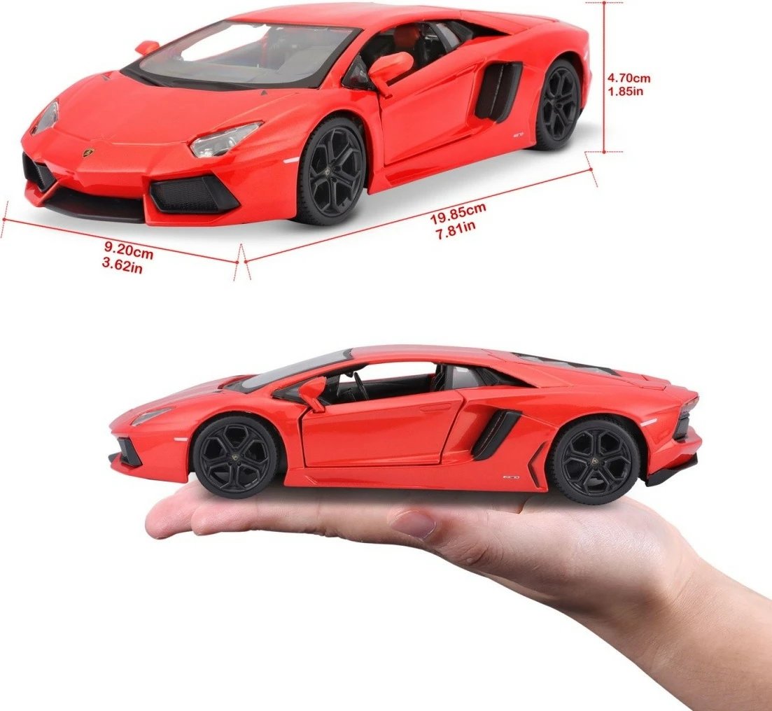 Model makine Maisto Lamborghini Aventador LP700-4, 1:24, portokalli