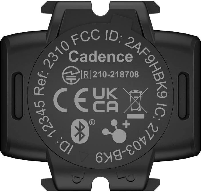 Sensor kadence Coospo BK9C për biçikletë, Bluetooth 5.0 dhe ANT+, i zi