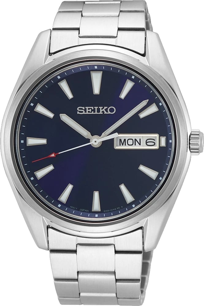 Orë dore SEIKO SUR341P1 për meshkuj, argjendtë