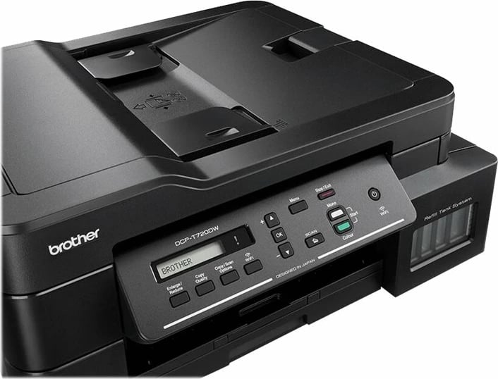 Printer multifunksional Brother DCPT720DWYJ1 me tank boje, Wi-Fi, i zi