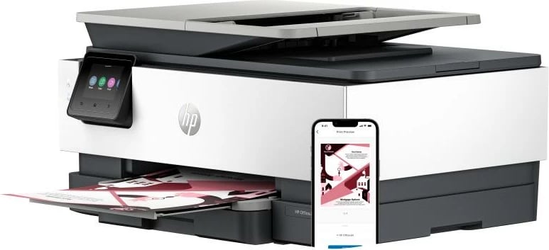 Printer multifunksional all‑in‑one, HP, OfficeJet Pro 8122e (405U3B#686), inkjet, Wi‑Fi, ADF, color