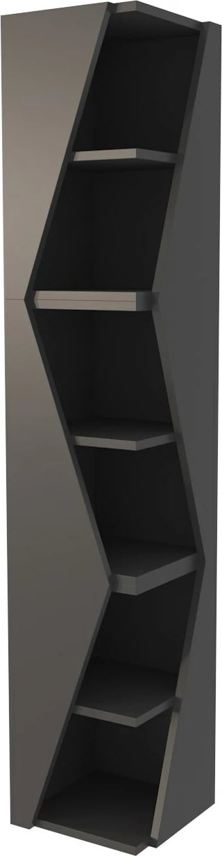 Raft librash Skye Decor, ngjyrë antracit, Arrow