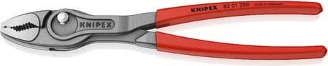 Pinca Knipex TwinGrip 250mm dorezë e kuqe