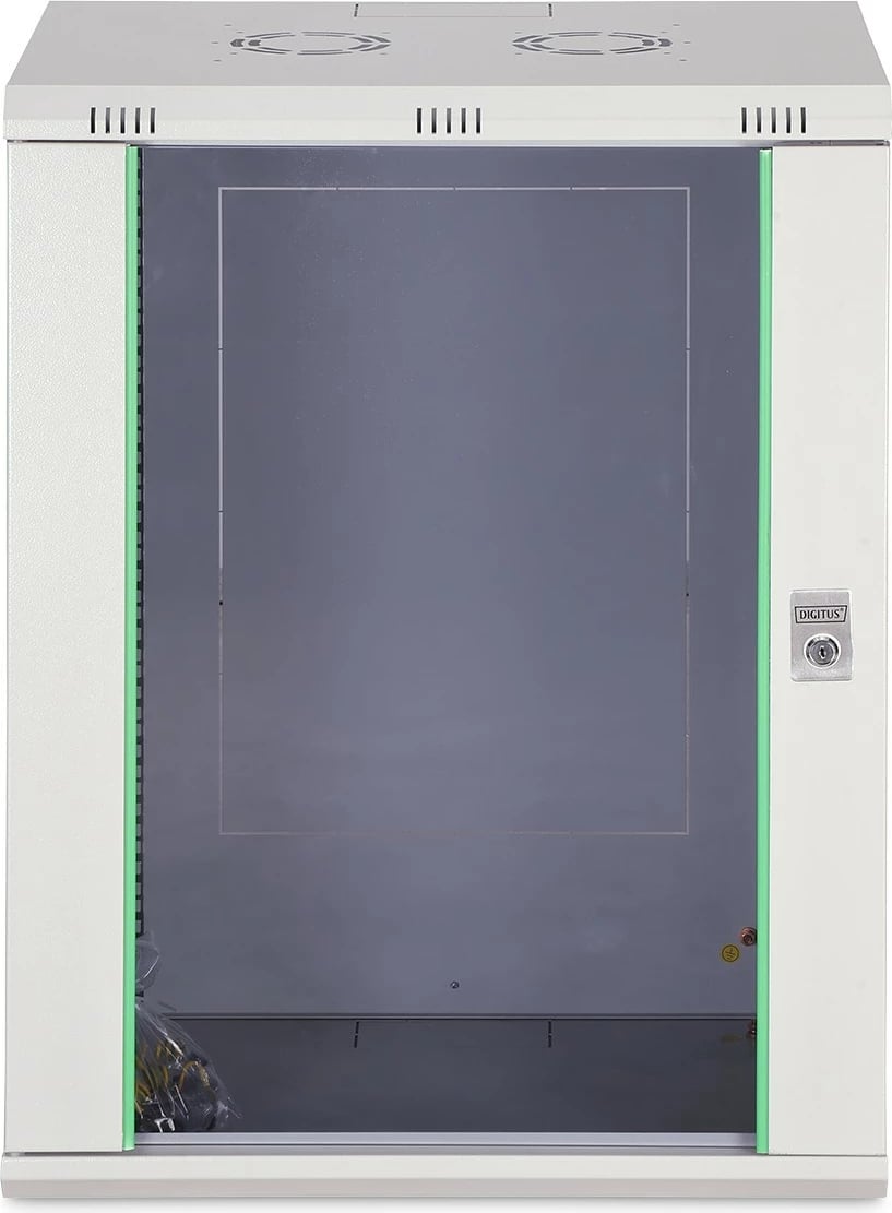 Kasë rrjeti Digitus Dynamic Basic 19U, 600x450 mm, montim në mur, gri