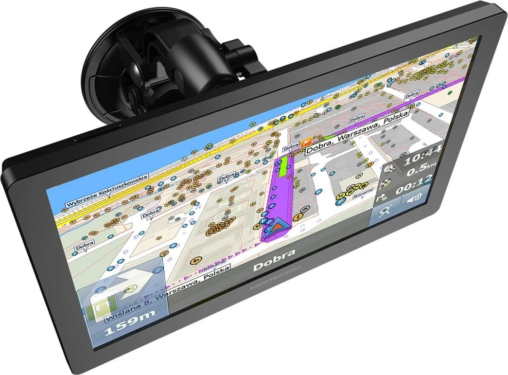 Navigacion për vetura MODECOM FreeWAY CX 9.4, Harta të Evropës, E zezë