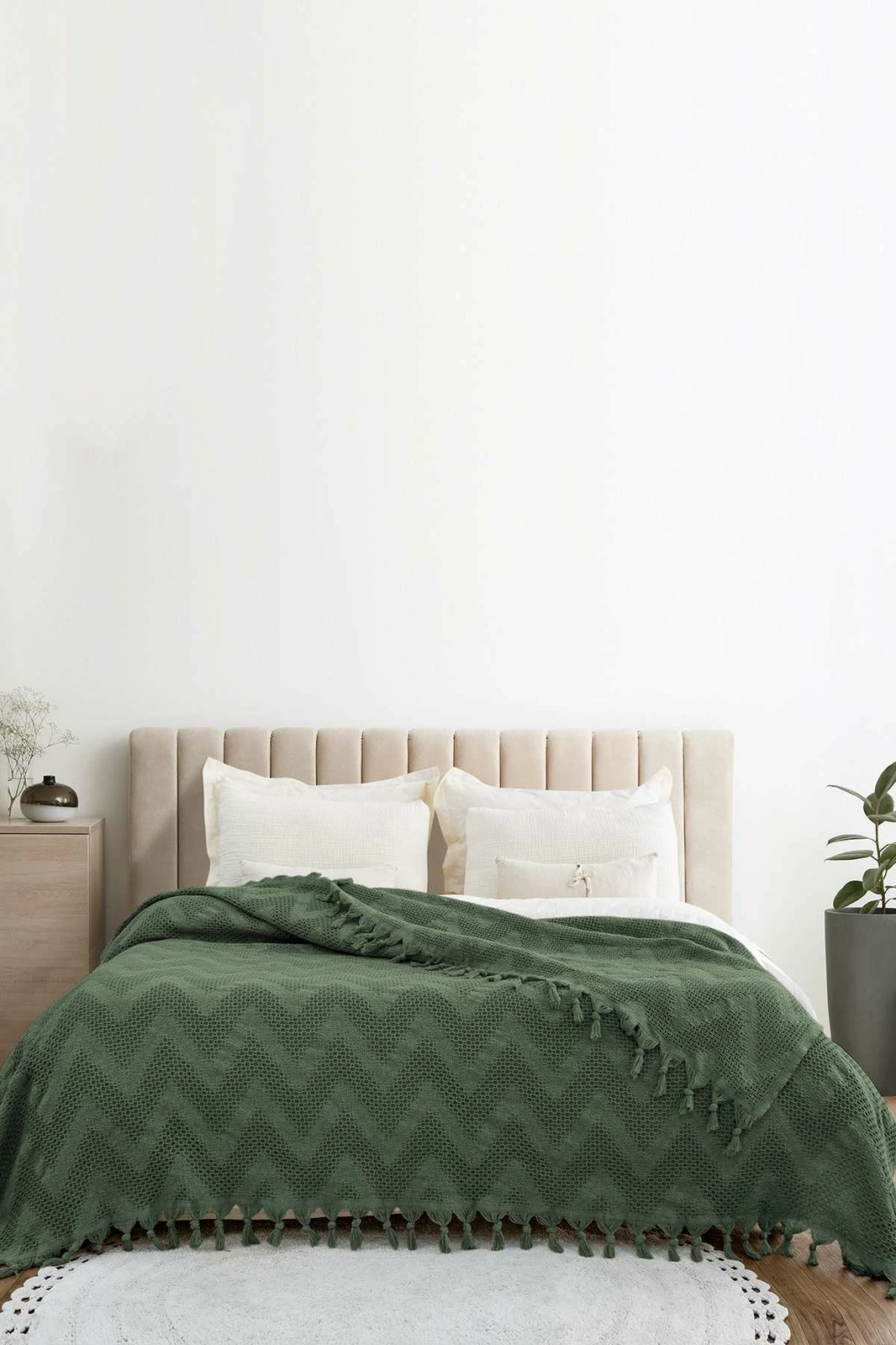 Batanije Double Pique Naomi, ngjyrë kaki