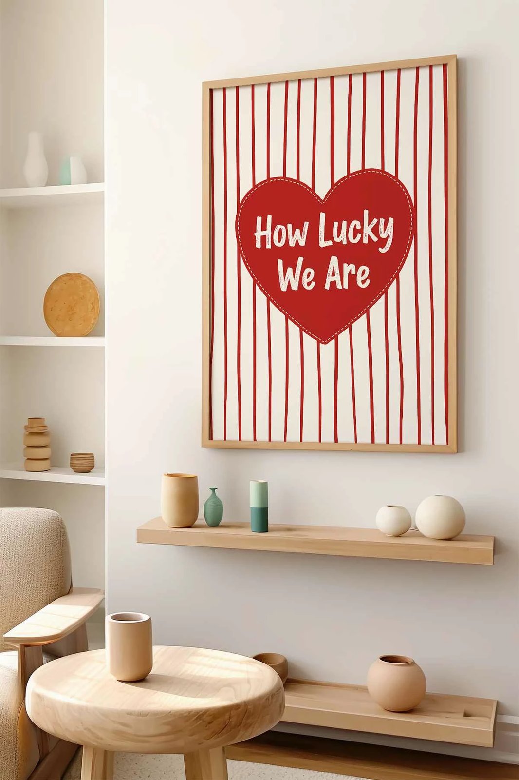 Pikturë dekorative me kornizë MDF, Wallity, shumëngjyrëshe, 33x48cm