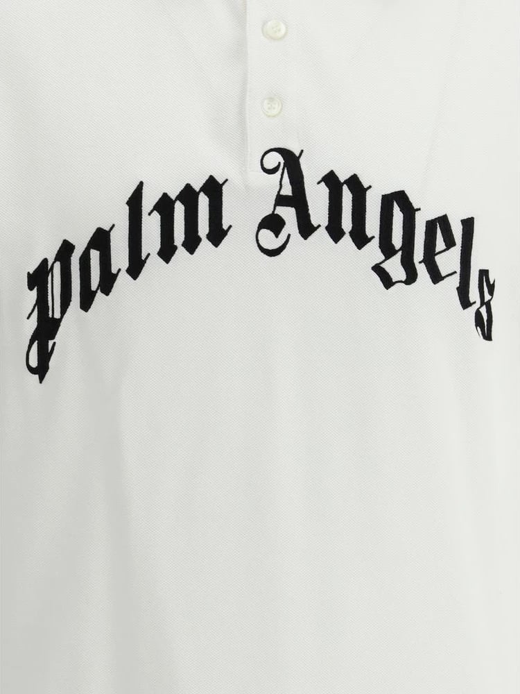 Maicë polo Palm Angels për meshkuj, e bardhë