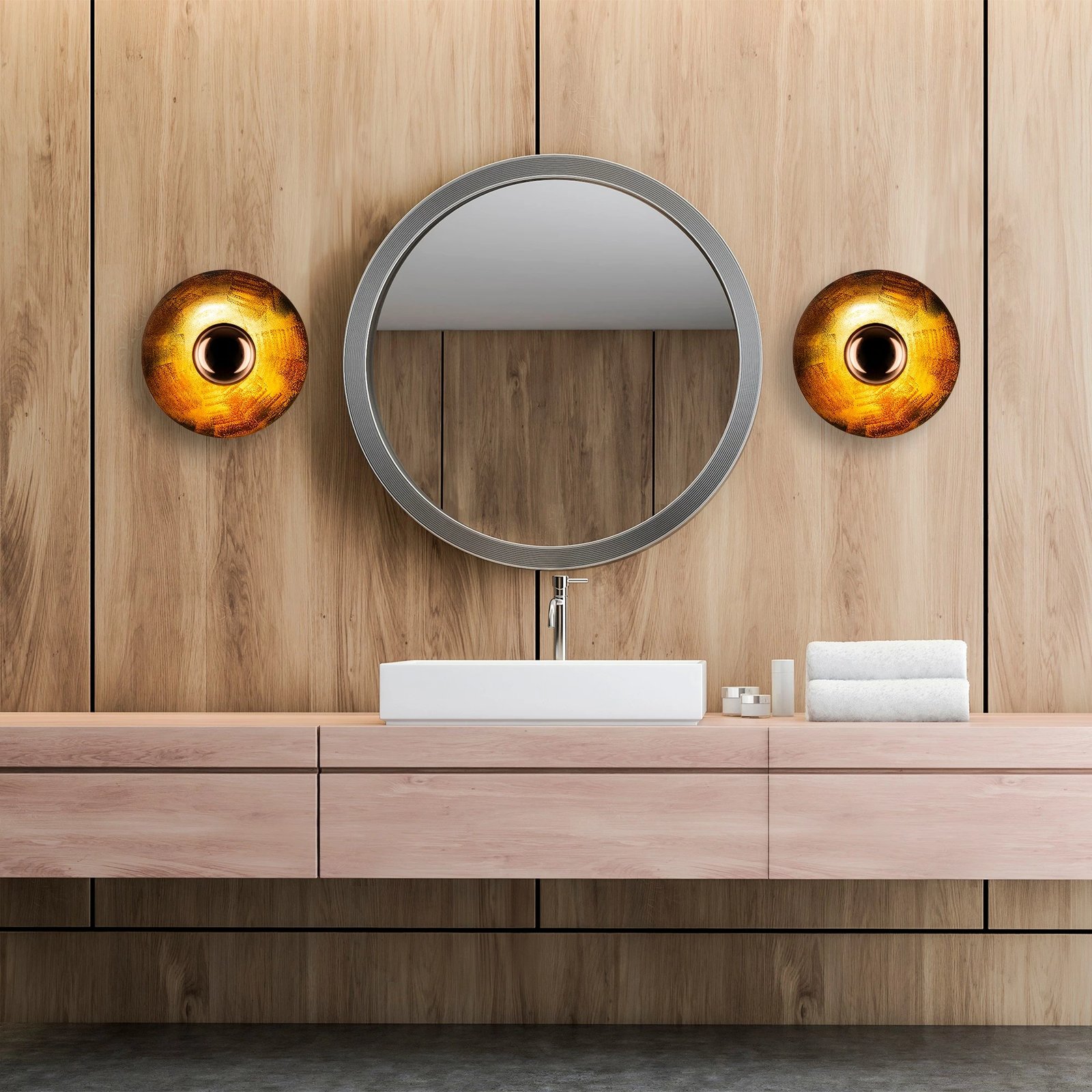 Llambë muri Opviq, ngjyrë bakri, Kurt - 13350 Llambë muri Opviq, ngjyrë bakri, Kurt - 13350