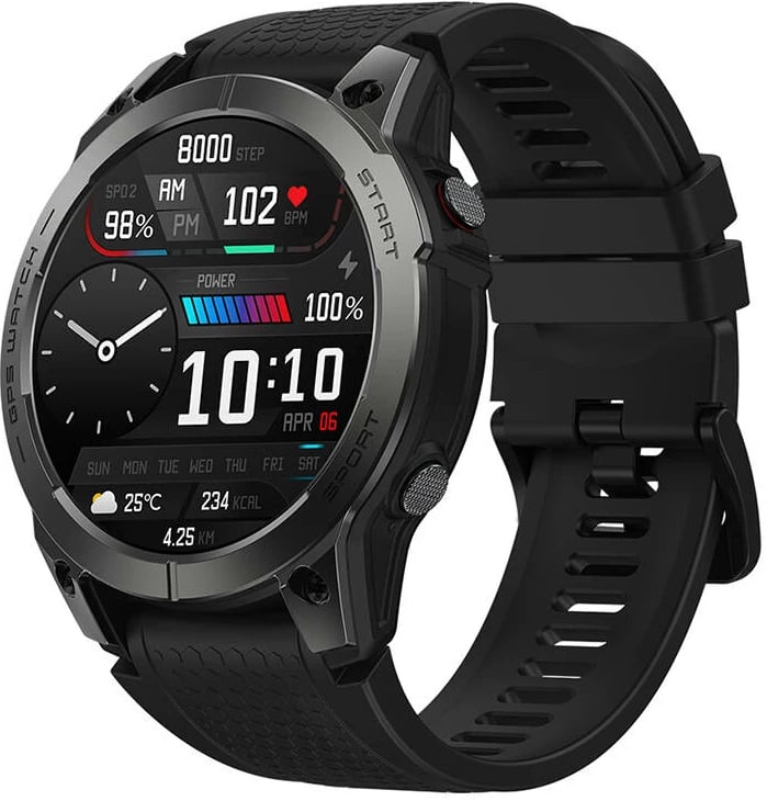 Smartwatch Zeblaze Stratos 3, 1.43", AMOLED, GPS, i zi