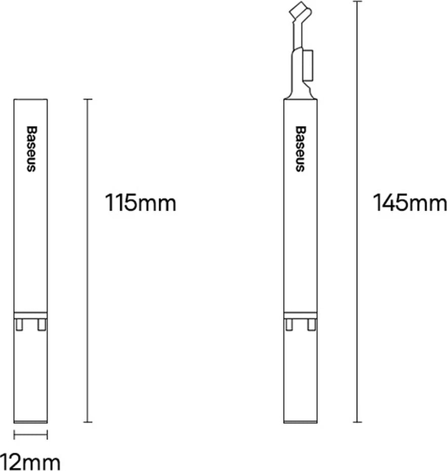 Furçë pastrimi Baseus CL01 për kufje, telefona, maus, tastierë, e bardhë