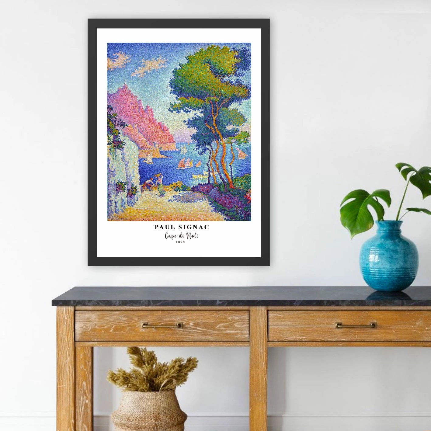 Pikturë dekorative me kornizë, shumëngjyrëshe, SC13258-3545, 35x45cm