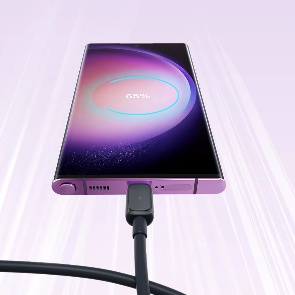 Kabllo Joyroom Multi-Color Series A14, USB-A / USB-C, 1.2m, 3A, e zezë
