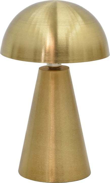 Llambë tavoline Whity Inart E27 metalik ari D31x49cm