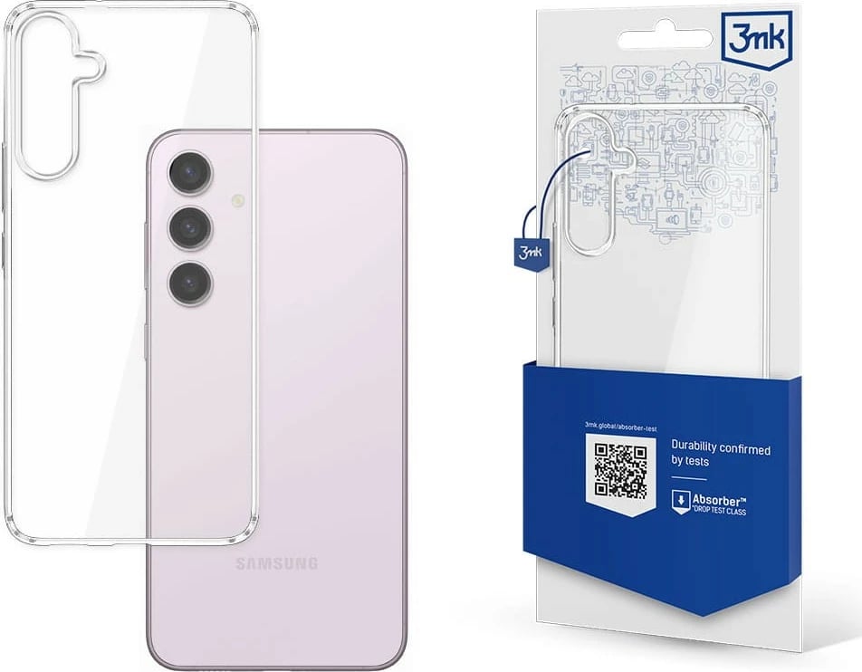 Mbështjellës 3MK Armor Case për Samsung Galaxy S24 S921, Transparent
