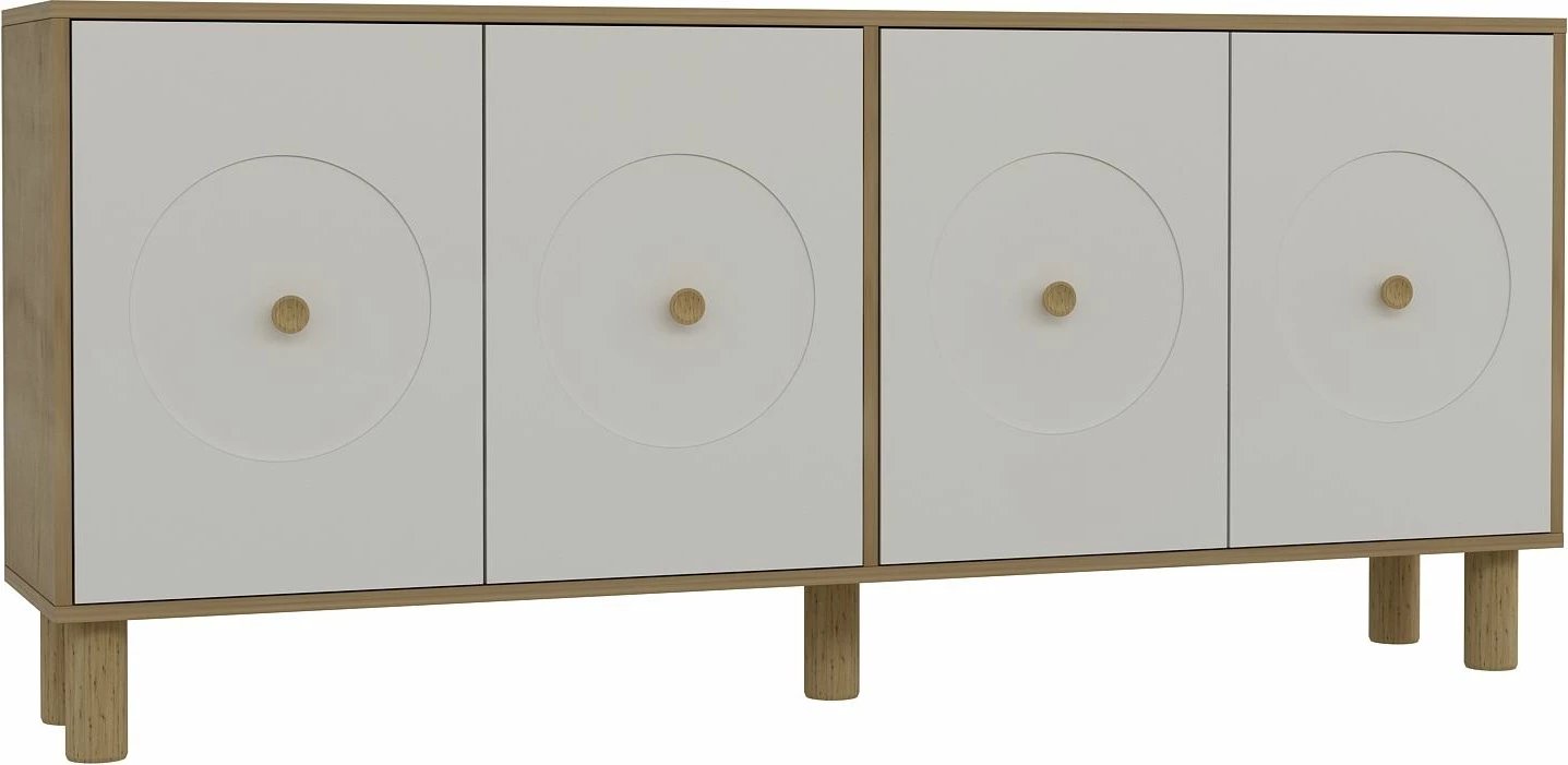 Konsol Skye Decor, Deren KX180 Bohem, lis safir, e bardhë