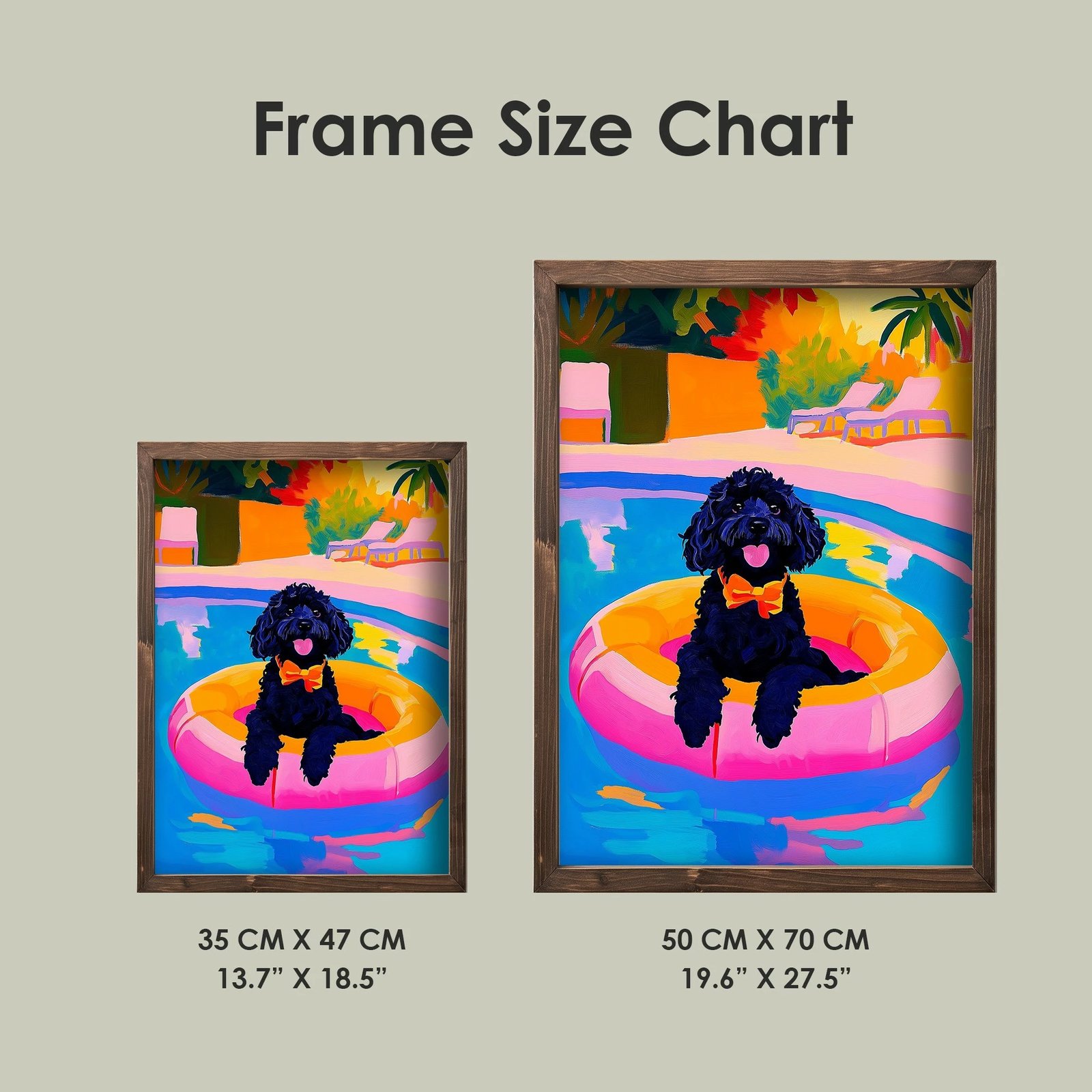 Pikturë dekorative me kornizë, MDF, shumëngjyrëshe, Wallity, TUN089-XL, 50x70x3.5cm