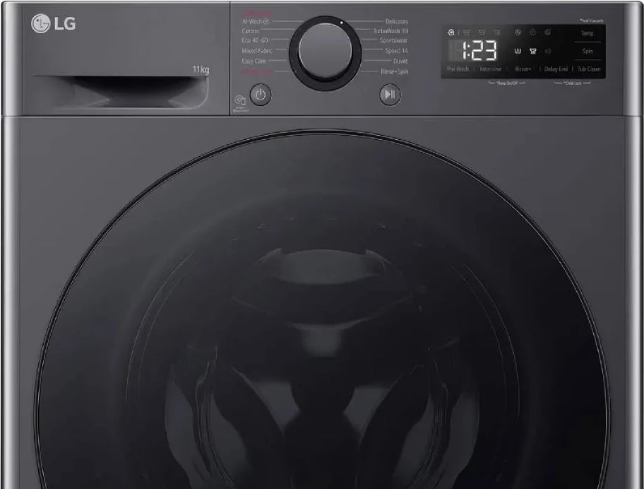 Lavatrice LG F4WR511S2M 11 kg 1400 rpm larje me avull klasa energjetike A e zezë