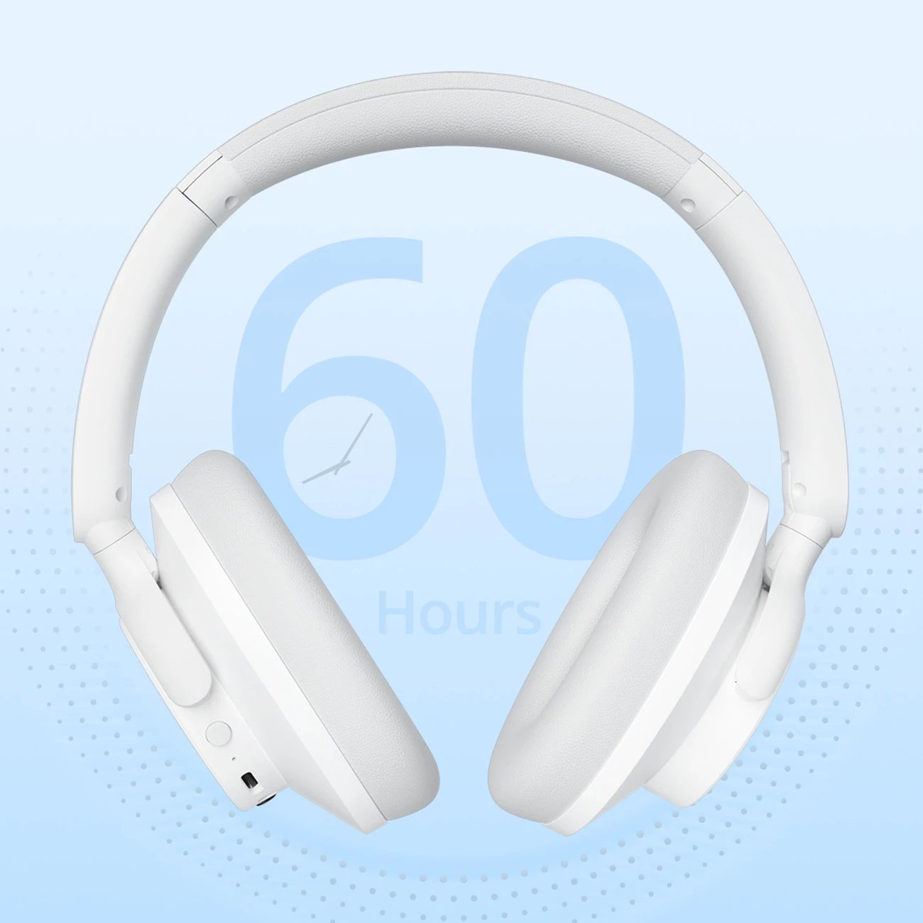 Kufje Tronsmart Sounfii Q20 ANC, Bluetooth 5.3, On-Ear, të bardha