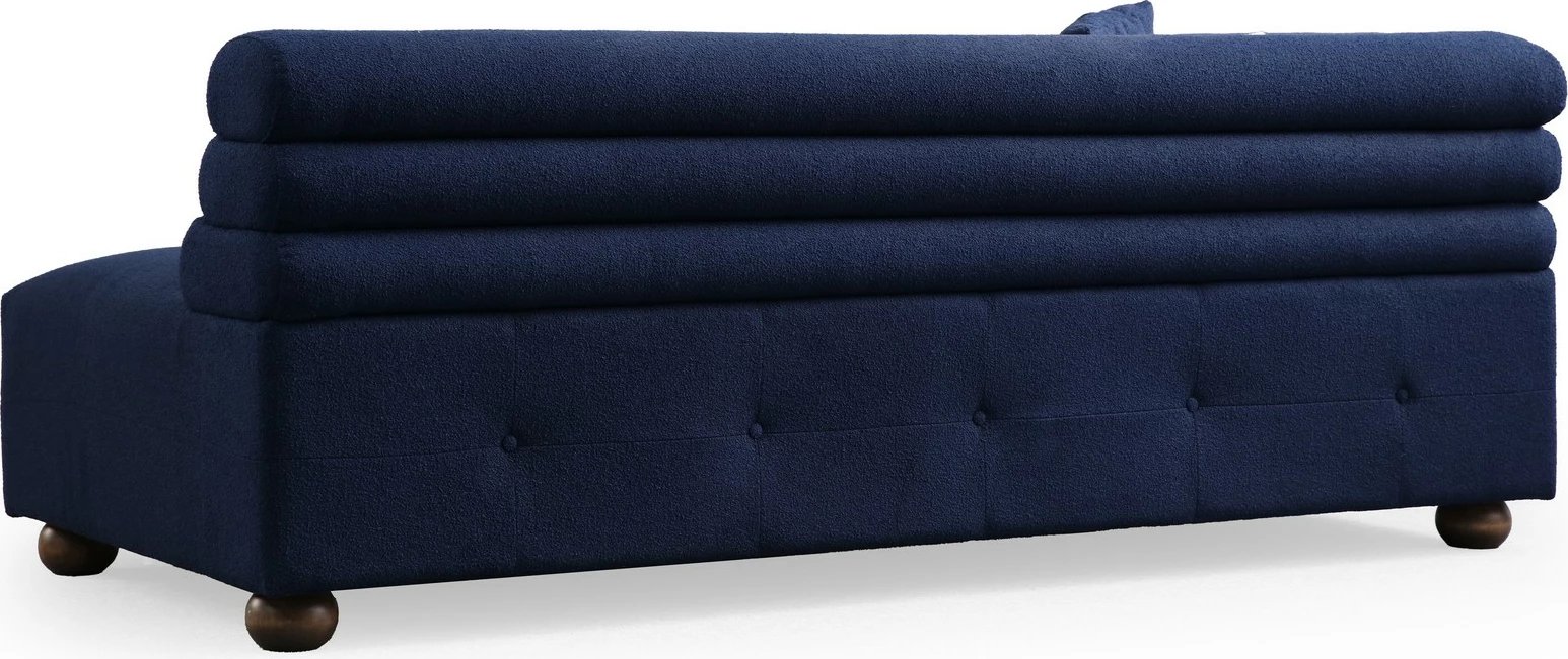 Këndore Boston, ngjyrë blu e natës, Atelier del Sofa, kënd i djathtë