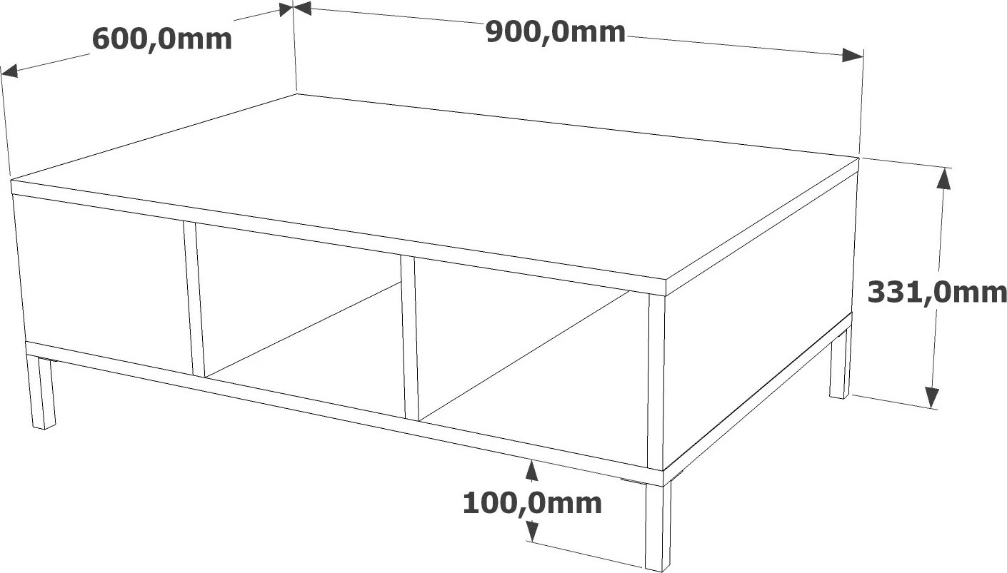 Set mobiljesh për dhomë dite Hanah Home, Rl5-Aa, ngjyrë Atlantic Pine dhe Antracit