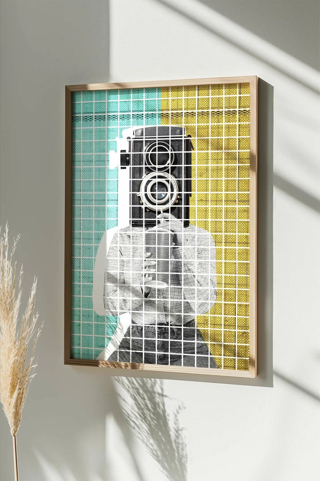 Pikturë dekorative me kornizë, Wallity Popkare2, shumëngjyrëshe, 33x48cm