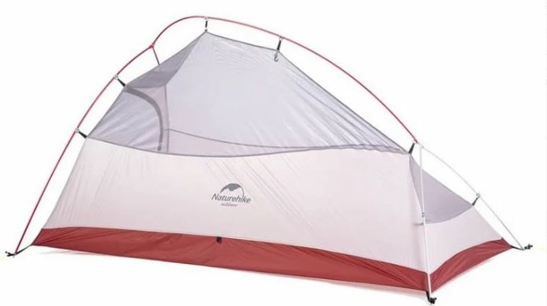 Tendë për kamping Yakimasport, e kuqe dhe e bardhë