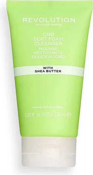 Shkumë pastruese Revolution Skincare CBD, 150 ml